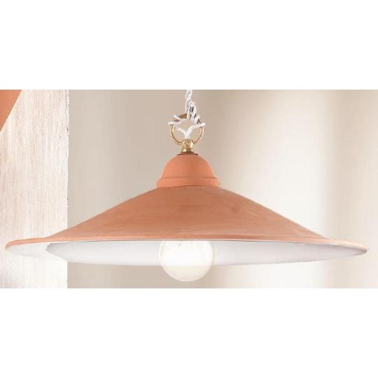mediterran ellensulyos lampa fuggesztek tegla szinu klasszikus allithato magassagu etkezo asztal fole videki paraszthaz keramia rusztikus vintage lampak lameridiana balaton regies kezzel keszult lampak villa.jpg